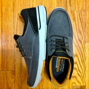 👟👟Skechers Relaxed Fit Air Cooled Memory Foam Slip On Shoes Mens👟👟